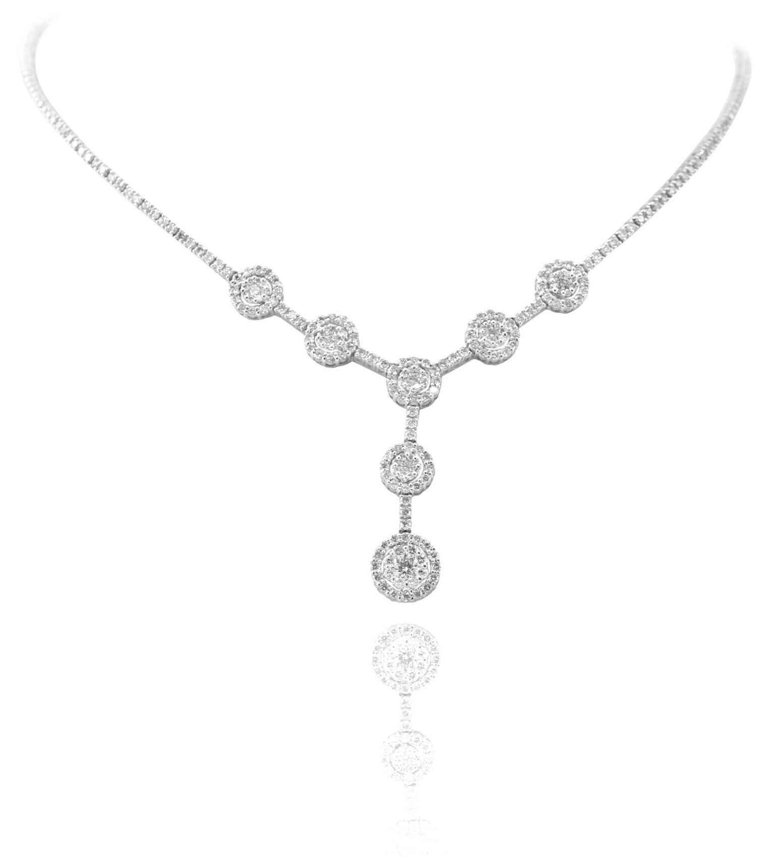 3246144502.jpg Classic Diamond Necklace - Image 1